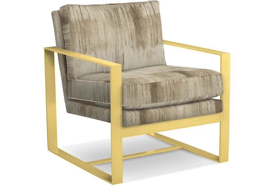 Maren Metal Accent Chair by Bassett at Esprit Decor Home Furnishings